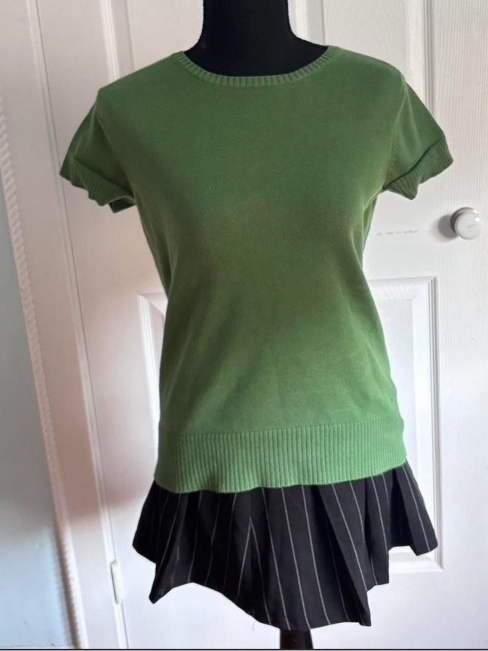 Eddie Bauer Green Short Sleeve sweater